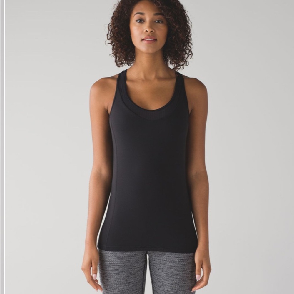 Lululemon Athletica Black Breath Easy Tank